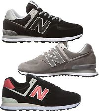 New Balance ML574 Schuhe Sneaker Turnschuhe Schwarz & Grau Sportschuhe SALE