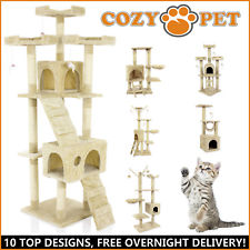 Cozy Pet Cat Trees Scratching Post Heavy Duty Sisal Kitten Activity Center Tree