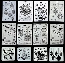 37 DESIGNS Layering Christmas, Xmas Stencils Scrapbooking Painting DIY Printing
