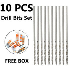 10pcs 0.2-0.9mm HSS Foret Fraise Forage Perceuse PCB Bois Metal Revêtu Drill Bit