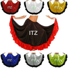 Flamenco Satine 12 Verges Jupe Belly Dance Gitan Danse du ventre Orientale Gypsy