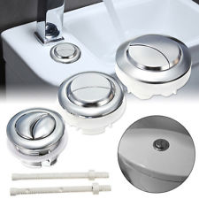 WC Chasse d'eau Toilette Eau Réservoir Bouton Poussoir 2 Rods Pr 38/48/58mm Trou