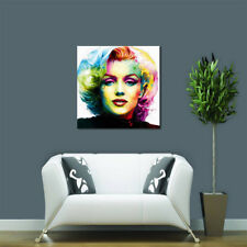 Peinture Huile Marilyn Monroe Tableau Toile Moderne Salon Maison Mur Décoration