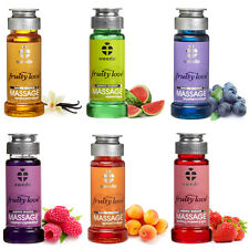 Huile de Massage Chauffante Swede Fraise Framboise Vanille Cassis Abricot