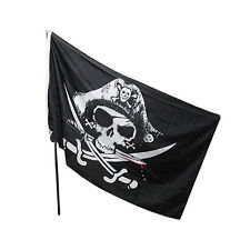 90 * 150cm drapeaux pirate crâne et OS osseux sabres drapeaux décor Hallow VN
