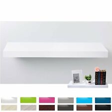 Wandboard Wandregal Bücherregal Hängeregal Holzregal 8 Farben in 7 Größe #394-N