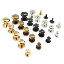 Sam brown button screw studs round head Browne monk rivets  5 8 9 10 13 mm 