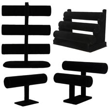 Velvet Présentoir Bracelet Montre Collier Chaîne Support Bijoux Affichage T-Bar