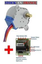 Micro Moteur Pas a Pas 28BYJ-48 5V Reducteur - Module Driver ULN2003  - Arduino