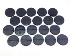 32mm Round Black Plastic Slotta / No Slot Bases - Wargaming Warhammer 40k