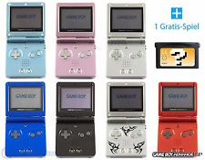 GameBoy Advance SP / GBA SP Konsole (Farbe nach Wahl) + GRATIS Spiel + Kabel