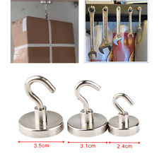 25/32/36 Aimant Néodyme Magnétique Terre Rare Disque Trou Crochet Anneau