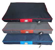 Large Waterproof Pet Bed Puppy Dog Cat Mat Pillow Removable Zipped Cover 85x55cm