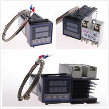 PID REX-C100 Temperature Controller set + SSR 40DA & K Thermocouple & Heat Sink