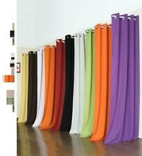 Vorhang Blickdicht Schal mit Ösen aus Microsatin, matt  -20405-