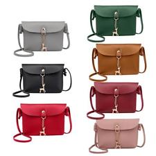 Femmes Sac Bandoulière Simples en Cuir PU Sacs à Main Messenger Couleur au Choix