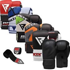 RDX Gants de Boxe MMA Entrainement Sac Frappe Muay Thai Bandes Martiaux Arts FR