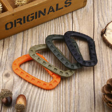 Edcgear Randonnée Camping PLASTIQUE Mousqueton Anneau en D Porte Porte-Clés
