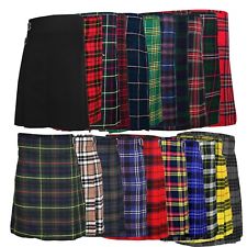 5 Yard Men's Scottish Kilts 13oz Highland Casual Tartan Kilt 17 Various Tartan