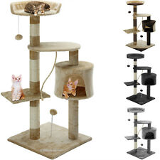 Arbre à chat - 3 plateformes panoramiques - Griffoir grotte balle corde - Chat