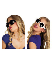 60s Brille Oval Accessoires Karneval Fasching
