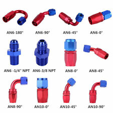 AN10 AN8 AN6 Aluminium Huile Carburant Gaz Raccord de Tuyau Adaptateur Voiture