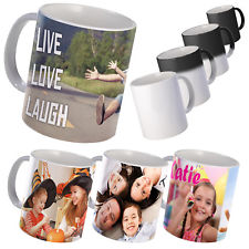 PERSONALISED MUG WITH PHOTO COLLAGE, TEXT ON WHITE MUG OR COLOUR CHANGING MUG