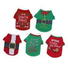 SMALL Dog Cat puppy Pet Christmas Jumper Santa Elf Clothes SEE SIZE CHART S/M/L-