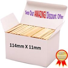 Wooden Lollipop Sticks lolly Natural Craft Crafts Lollies Ice Pops 10 to 10000