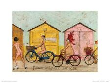 Sam Toft reproduction d'art Brighton Naked Bike Ride 40 x 30 cm