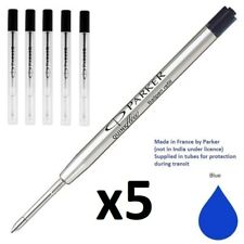 Parker Quink Refill for Ballpoint Blue Ink in a Parker tube Made in FRANCE