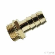 Schlauchtülle Messing mit Aussengewinde, Schlauchanschluß Stutzen Schlauchnippel