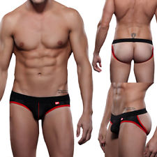 Größe S M L XL Sexy Herren Jock Strap WJ Unterhose Jockstrap Push Up Schwarz Rot