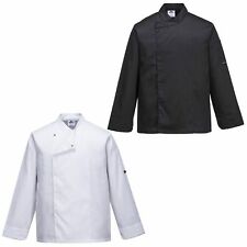 Kochjacke CROSS OVER Chef Bäckerjacke Kochbekleidung Gastronomie Druckknöpfe