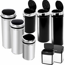 Stainless Steel Automatic Sensor Dustbin Rubbish Waste Bin Kitchen Trash Can New