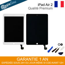 VITRE TACTILE + ECRAN LCD COMPLET IPAD AIR 2 (A1566 / A1567) NOIR BLANC ORIGINAL