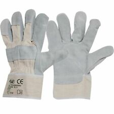 12 - 120 Paar Arbeitshandschuhe Leder Größe 10,5 Rindspalt Lederhandschuhe 0115