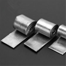 Pêche Appât Feuille Bande Plomb Étain Rouleau Matériel de Accessoire Argent