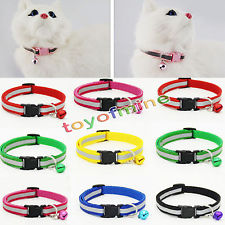 Pet Chien Chat Collier en cuir PU Bling Vendeur Britannique Boucle Safety Buckle