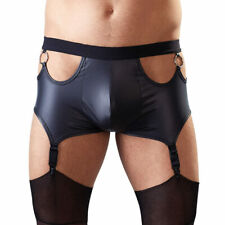 Herren Pants mit Strapse Matt-Look Unterwäsche Unterhose dessous M L XL "Ramos"