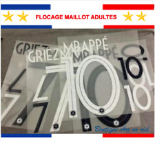 numero maillot equipe de france football 2018 patches 2 etoiles nouveau flocage 