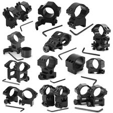 2pcs/lot  extra - profil haut champ de vue noir d'anneaux voir par rail mont