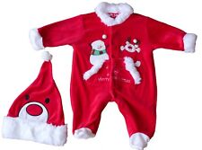 TUTINA CINIGLIA BIMBO/A NEONATO + CAPPELLINO NATALE TAGLIE 0/12 MESI  (180)