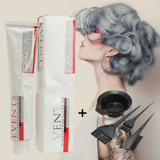Couleur Gris Argent Coloration Crème Cheveux Teinture Blanc Semi Permanent Outil