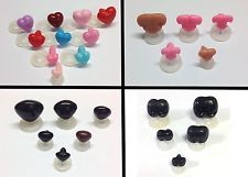 PLASTIC BACKS NOSES - Character Animal Safety Nose for Soft Toys & Teddy Bears