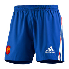 short de rugby homme FFR équipe XV de FRANCE Domicile bleu
