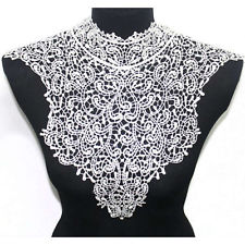 Brodé Dentelle Venise Décolleté Floral Col Garniture Couture Applique Vêtements