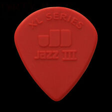 Dunlop Nylon Jazz III XL Guitar Picks - 1.38mm Red - 1 2 3 4 5 6 10 12 20 24 36