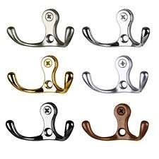 Kleiderhaken EDELSTAHL-OPTIK Garderobenhaken Wandhaken Mantelhaken Haken MASSIV