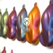 Epoxy Resin Metallic Pearlescent Chameleon Flip Pigment Powders Various Colours